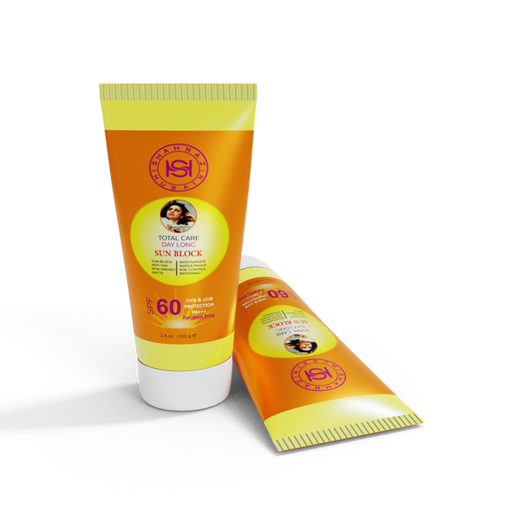 SHAHNAZ HUSAIN TOTAL CARE DAY LONG SUN BLOCK SPF 60 100GM