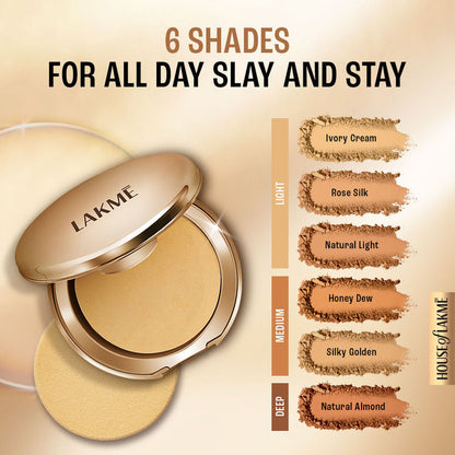 LAKME 9TO5 FOUNDATION POWDER PRIMER MATTE 04 NATURAL LIGHT 9G