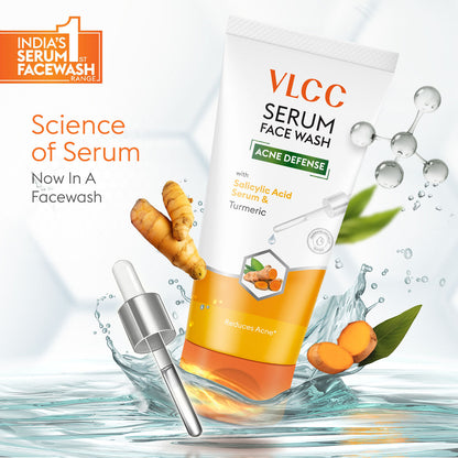 VLCC SERUM FACE WASH ACNE DEFENSE TURMERIC 50ML