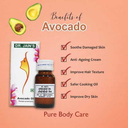 DR JAIN AVOCADO ESSENTIAL OIL 15ML