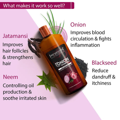 ARYANVEDA ONION SHAMPOO ANTI GREYING 100ML