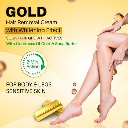 ARYANVEDA GOLD HAIR REMOVER CREAM 60GM