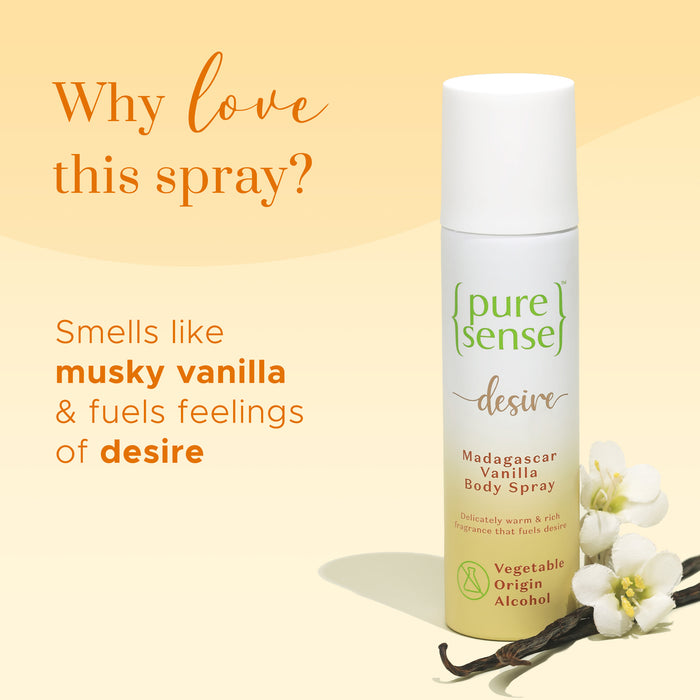 PURE SENSE VANILLA BODY SPRAY 150ML