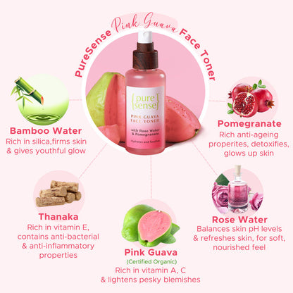 PURE SENSE FACE TONER  PINK GUAVA