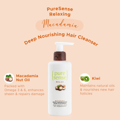 PURE SENSE HAIR CLEANSER MACADAMIA 200 ML