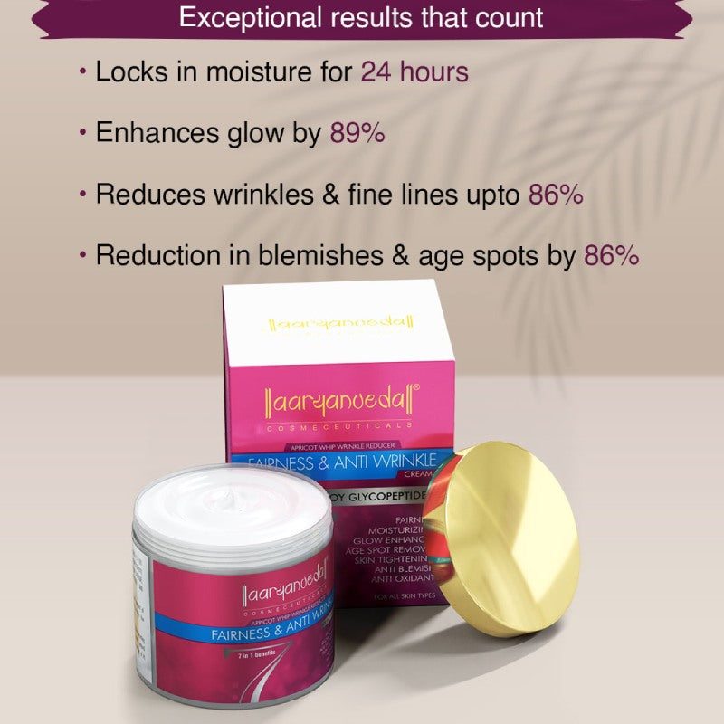 ARYANVEDA FAIRNESS AND WRINKLE CREAM 90ML