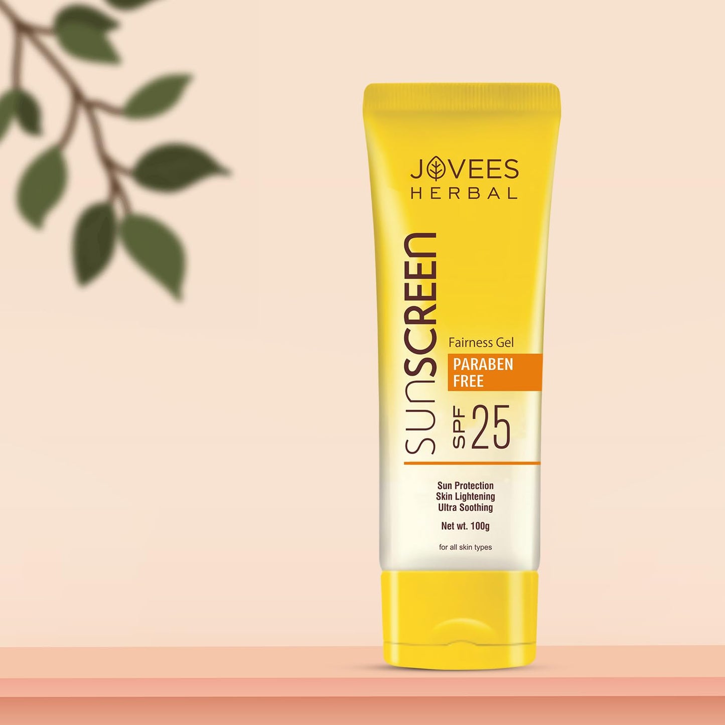 JOVEES SPF 25 SUNSCREEN GEL 100 GM