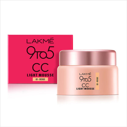 LAKME 9TO5 CC MOUSSE 01 BEIGE