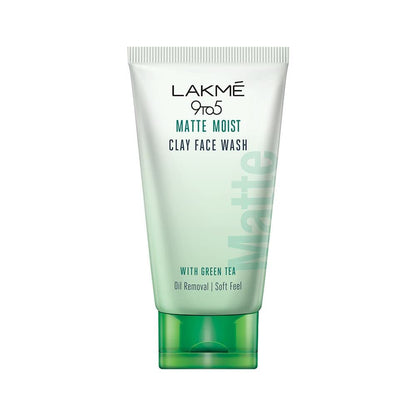 LAKME 9TO5 FACE WASH GREEN TEA CLAY MATTE 100G