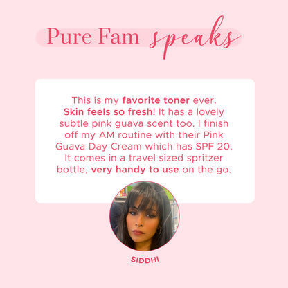 PURE SENSE FACE TONER  PINK GUAVA