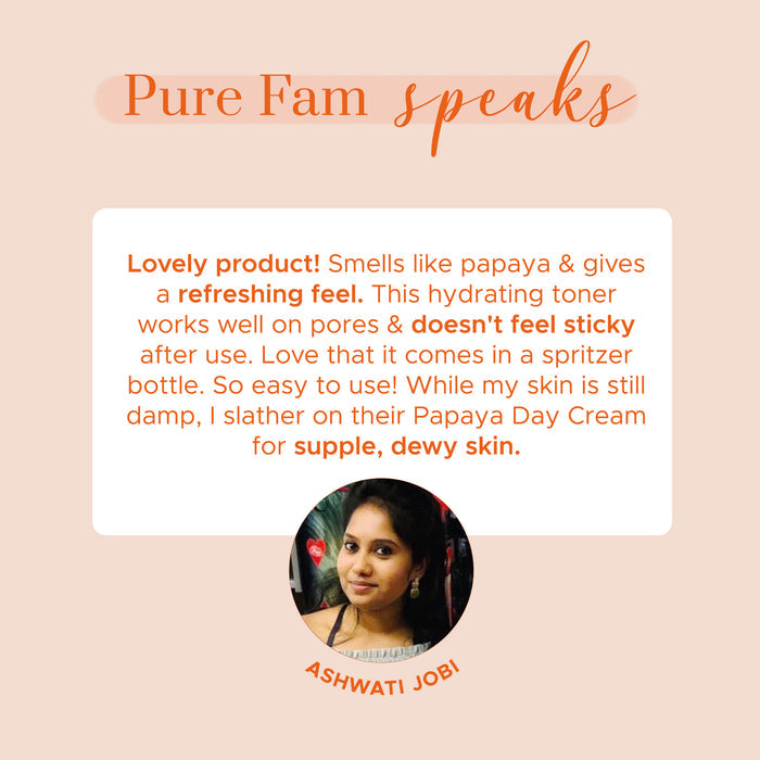 PURE SENSE PAPAYA FACE TONER 100 ML