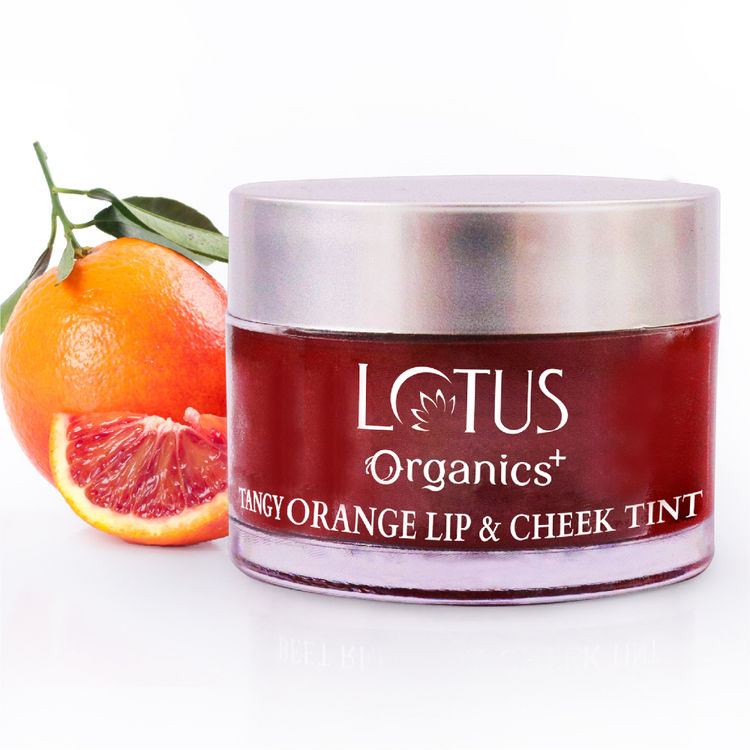 LOTUS ORGANICS BLOOD ORANGE LIP AND CHEEK TINT 10GM