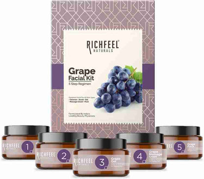 RICHFEEL GRAPE FACIAL KIT 250G