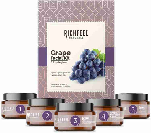 RICHFEEL GRAPE FACIAL KIT 250G