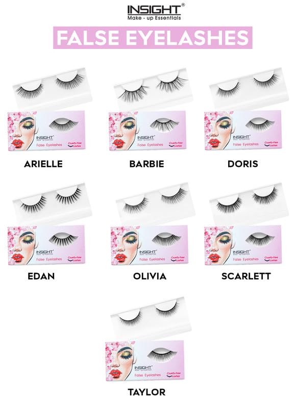 INSIGHT FALSE EYELASHES SCARLETT