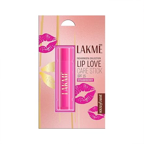 LAKME LIP LOVE CARE STICK SPF 15 STRAWBERRY 4.5G