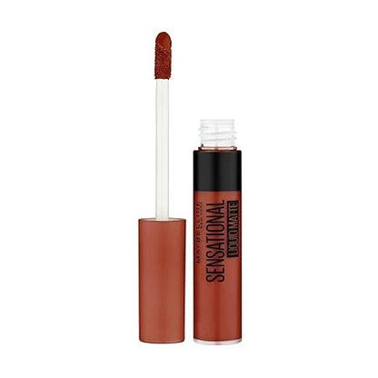 MAYBELLINE SENSATIONAL LIQUID MATTE  LIPSTICK 17 STOP ON RED  CSLSLM17