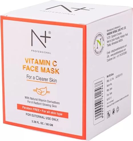 NANDINI N PLUS FACE MASK VITAMIN C 80G