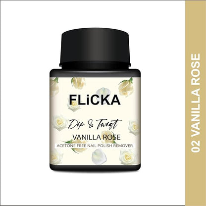 FLICKA NAIL REMOVER VANILLA ROSE