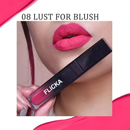 FLICKA LIPSTICK LIQUID 08 LUST FOR BLUSH