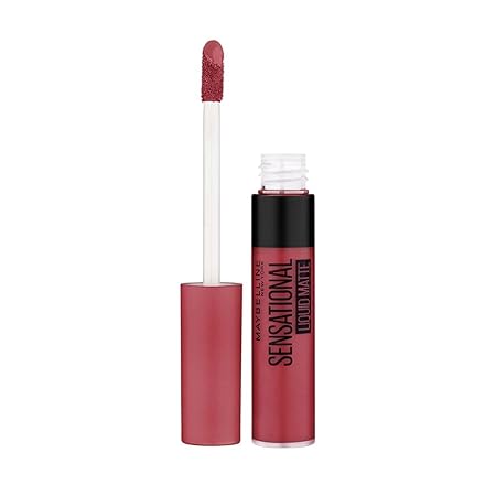 MAYBELLINE SENSATIONAL  LIQUID  MATTE LIPSTICK 22 PEACH ADDICT  CSLSLM22