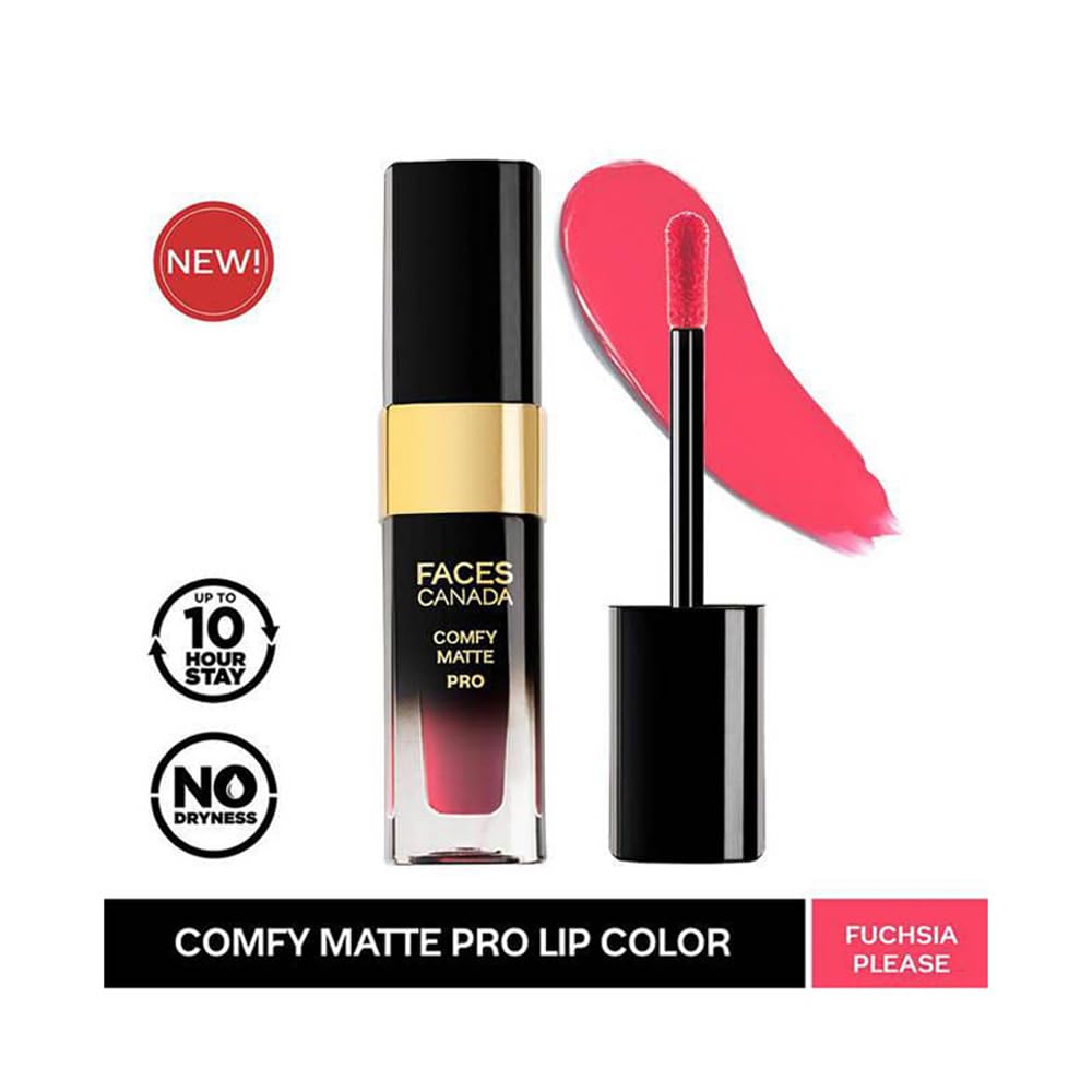 FACES LIPSTICK COMFY MATTE 06 FUCHSIA PLEASE 5.5ML