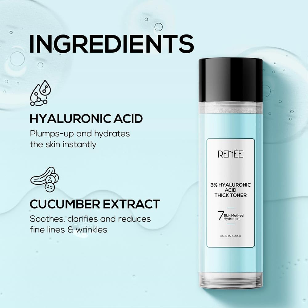 RENEE 3% HYALURONIC ACID THICK TONER 135ML