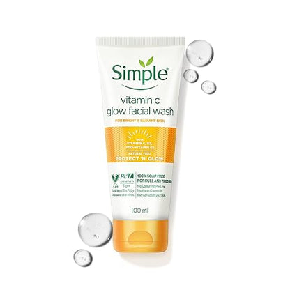 SIMPLE VITAMIN C GLOW WASH 100ML
