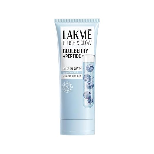 LAKME BLUSH & GLOW BLUEBERRY PEPTIDE JELLY FACEWASH 100 GM