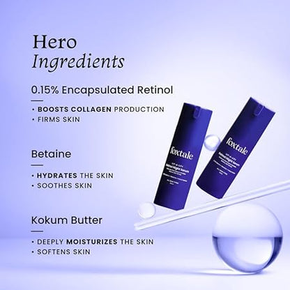 FOXTALE VIT-A-LITY RETINOL NIGHT SERUM 30ML