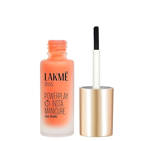 LAKME 9TO5 POWERPLAY INSTA MANICURE NAIL N3 CITRUS SUNSET 6ML