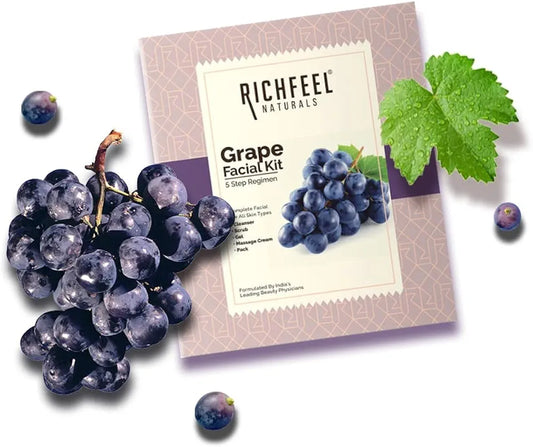 RICHFEEL FACIAL KIT GRAPE MINI COMBO