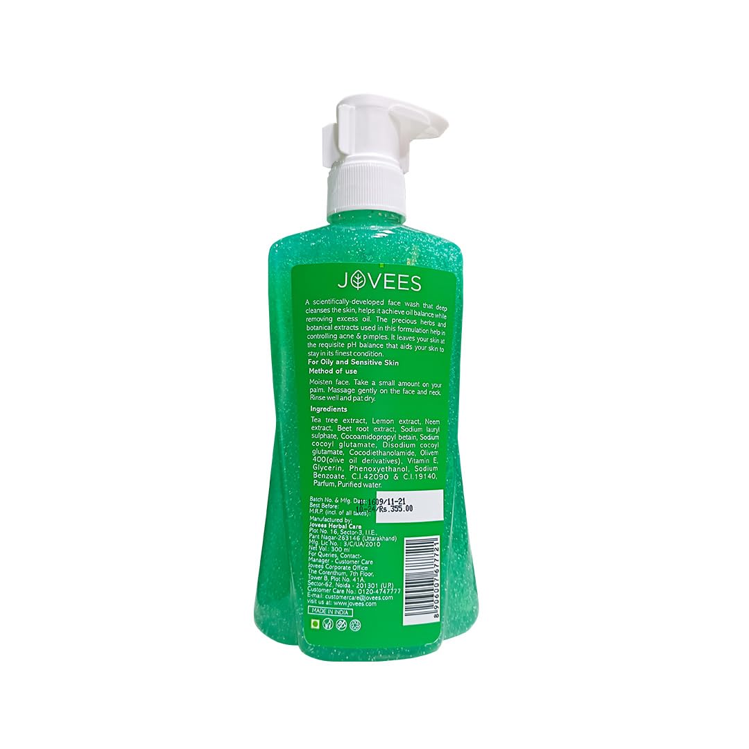 JOVEES TEA TREE FACE WASH 300ML