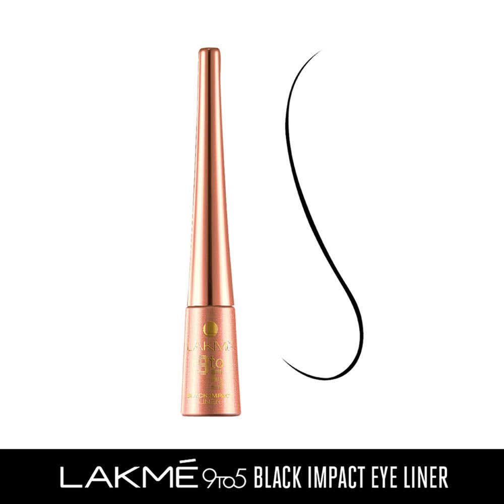 LAKME 9TO5 EYELINER BLACK IMPACT 3.5 ML