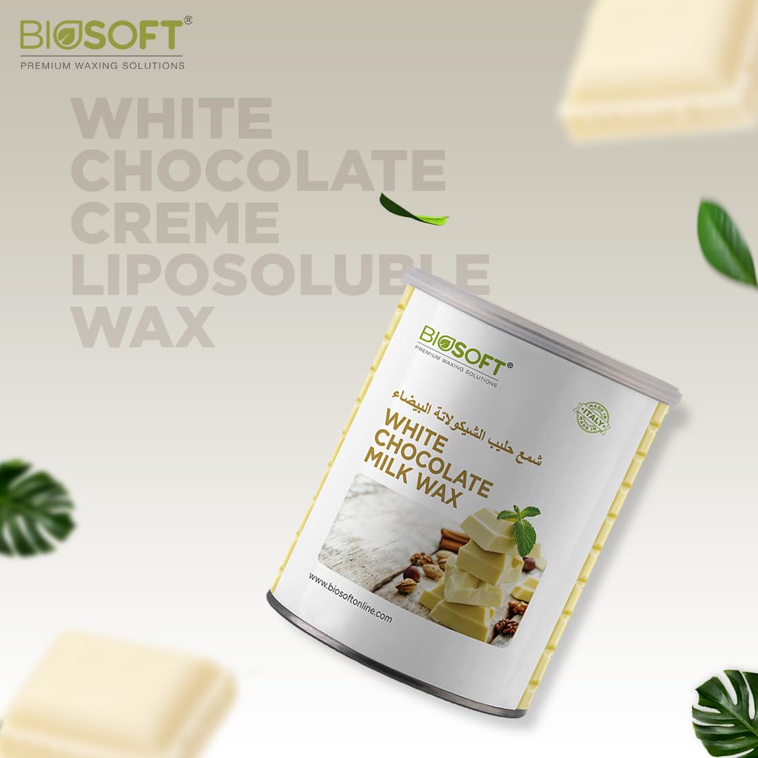 BIOSOFT WAX WHITE CHOCOLATE LIPOSOLUBLE 800 ML