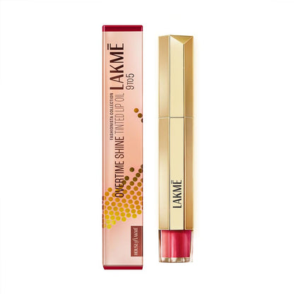 LAKME 9TO5 OVERTIME SHINE TINTED LIP OIL CORAL CHARM 5.3ML