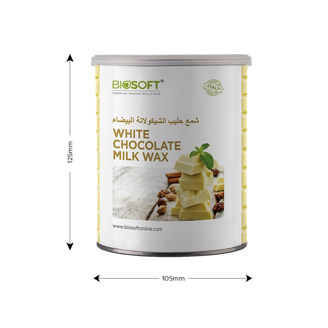 BIOSOFT WAX WHITE CHOCOLATE LIPOSOLUBLE 800 ML