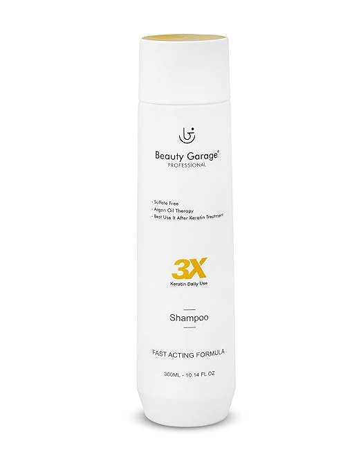 BEAUTY GARAGE 3X KERATIN SHAMPOO 300ML