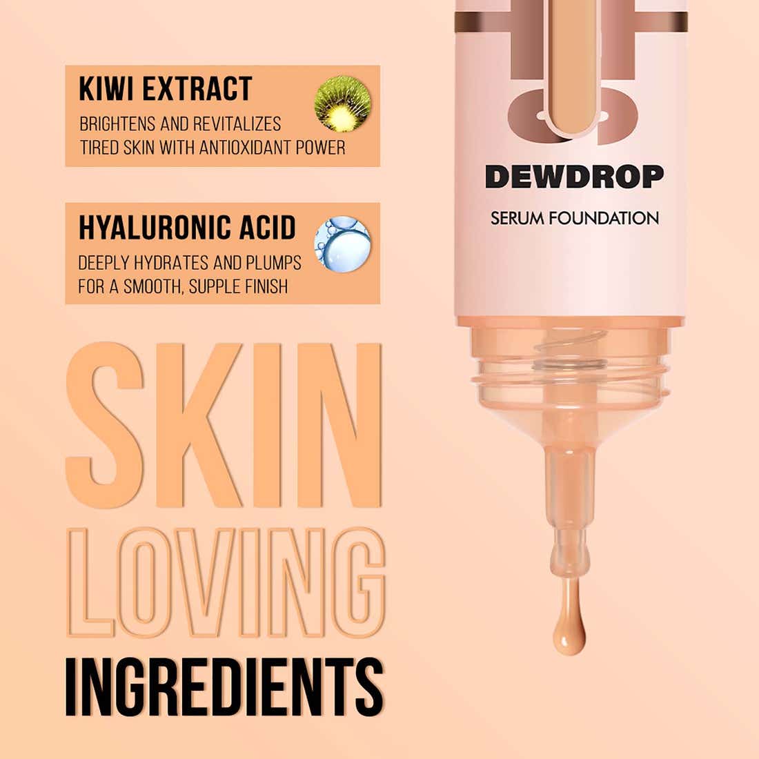 FOREVER 52 DEWDROP SERUM FOUNDATION SRF001 FAIR LIGHT 15G