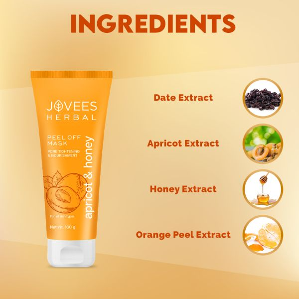 JOVEES APRICOT HONEY PEEL OFF MASK 100GM