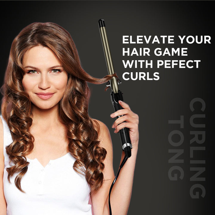 IKONIC PROFESSIONAL HAIR TONG CURLING CT 16 BLACK