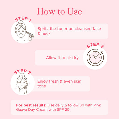 PURE SENSE FACE TONER  PINK GUAVA