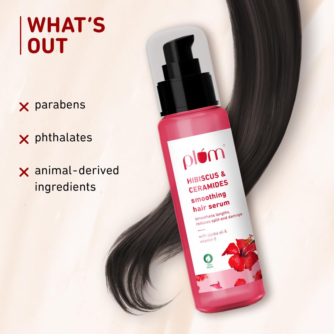 PLUM HAIR SERUM HIBISCUS CERAMIDE 75ML