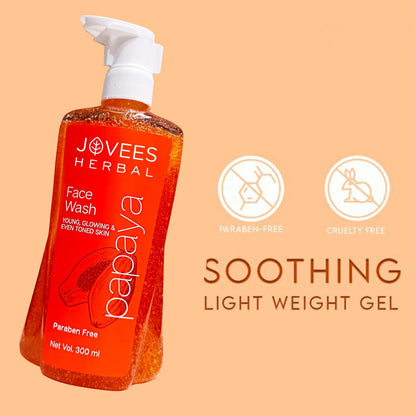 JOVEES PAPAYA FACE WASH 300ML