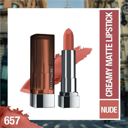 MAYBELLINE LIPSTICK CS CREAMY MATTE 657 4.2 GM