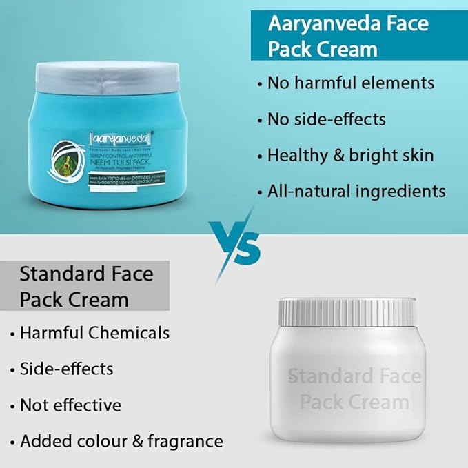 ARYANVEDA NEEM TULSI FACE PACK 400GM