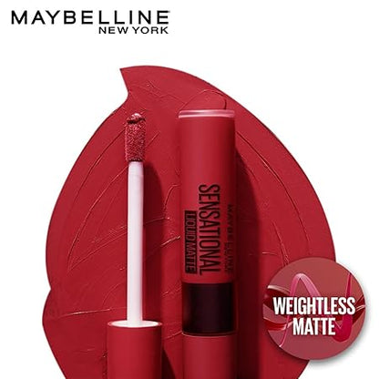 MAYBELLINE SENSATIONAL LIQUID MATTEE LIPSTICK 14 RED SERENA  CSLSLM14