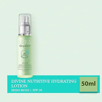 LOTUS ORGANICS DIVINE NUTRITIVE HYDRATING LOTION 50ML