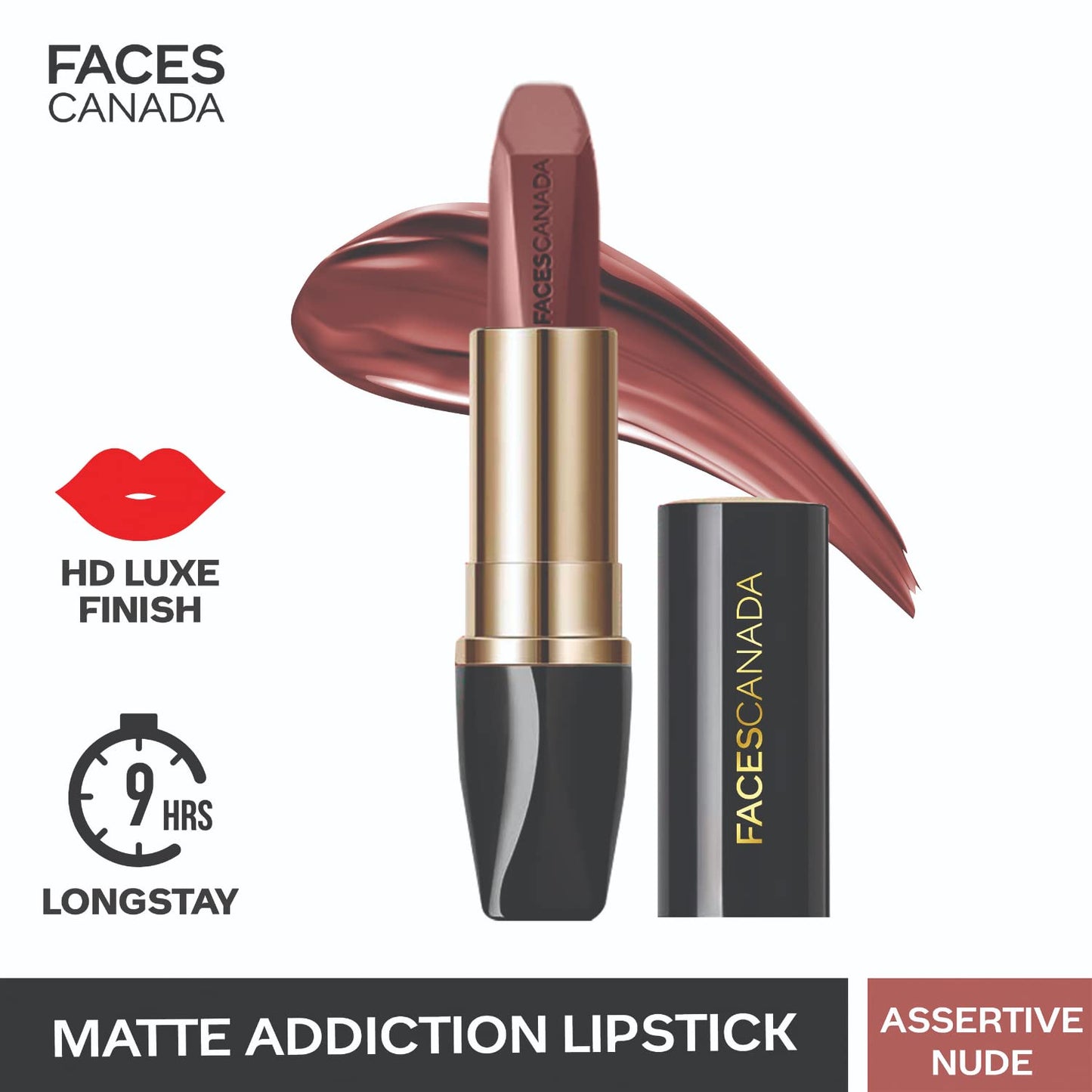 FACES LIPSTICK MAL 03 ASSERTIVE NUDE