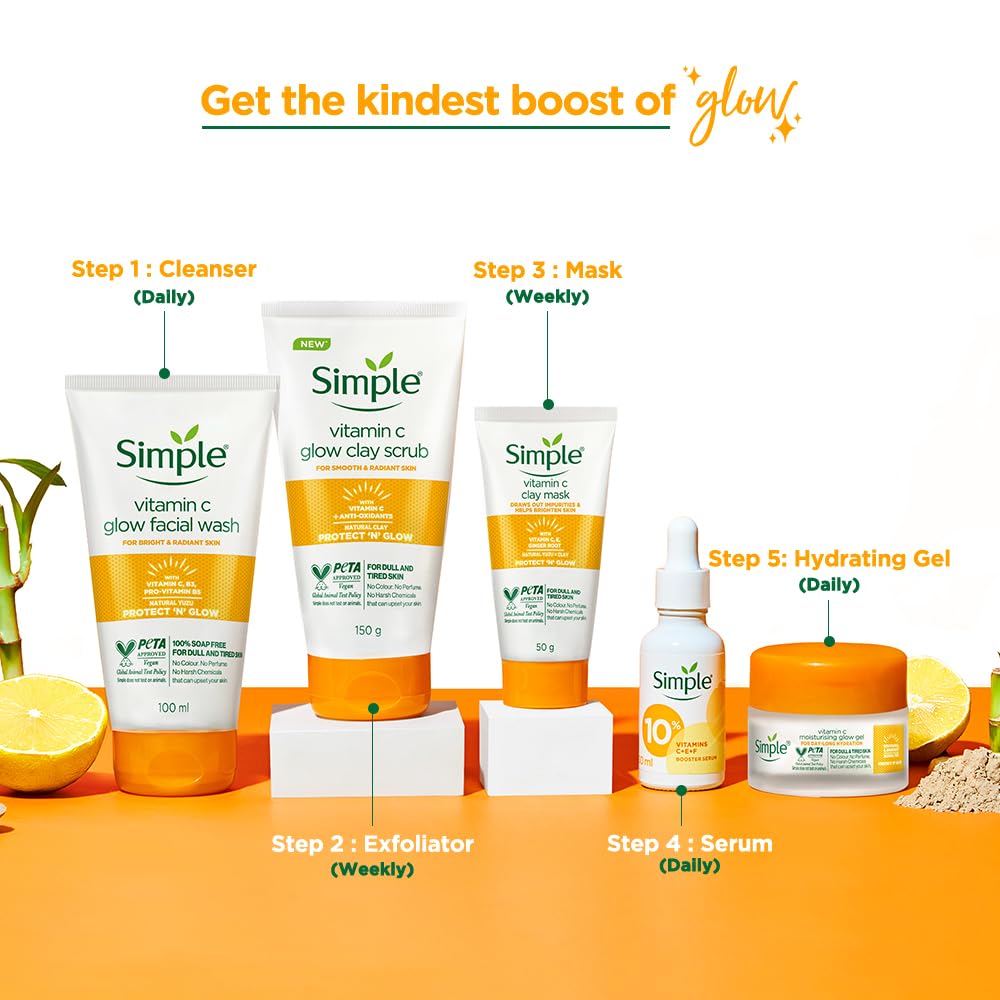 SIMPLE VITAMIN C GLOW WASH 100ML